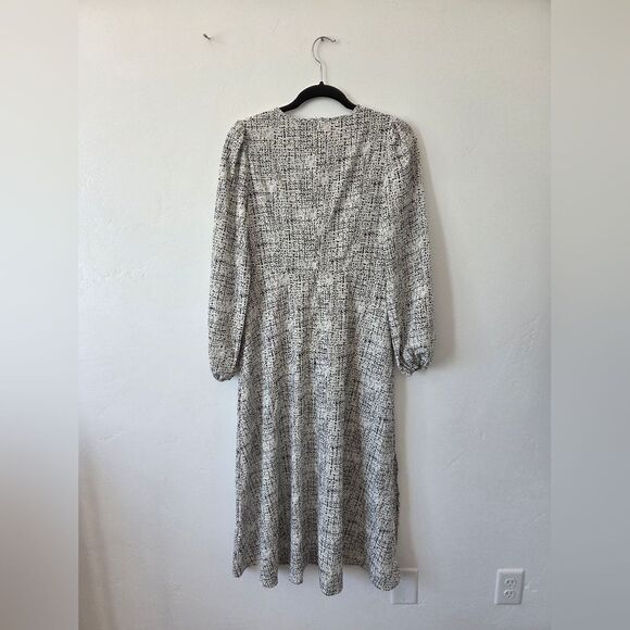 Lightweight Midi Dress Formal Office Career Funeral Event School Teacher Small - Picture 11 of 12